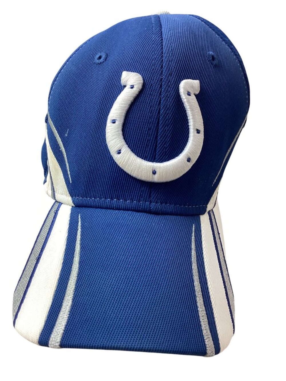 NFL Indianapolis Colts Blue & White Adjustable Cap With Embroidered Logo*Hat*EUC
